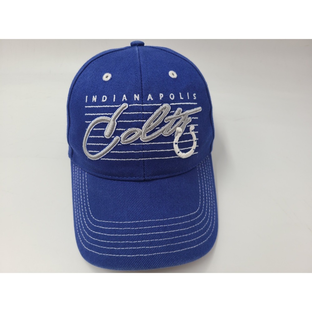 Indianapolis Colts NFL Team Apparel Adjustable Hat Cap Men Women Football Blue